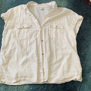 Old navy short sleeve beach button up